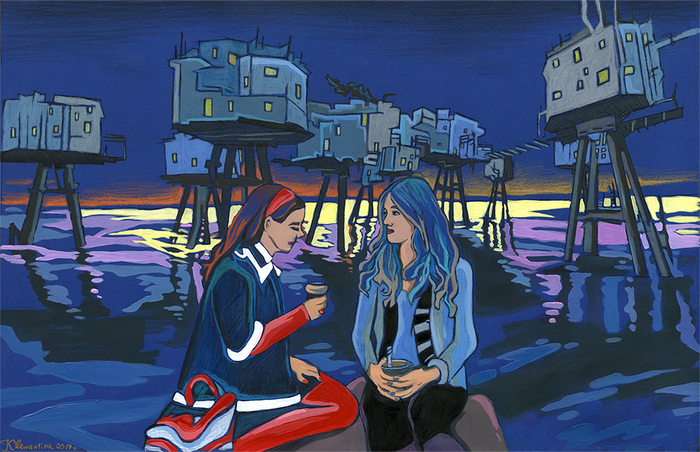 Встреча подруг