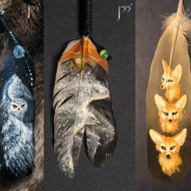 Роспись по перьям