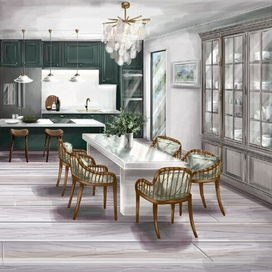 Скетч кухни