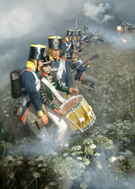 Полосная иллюстрация к рассказу "Герой-барабанщик"