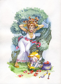 Венера и Амур