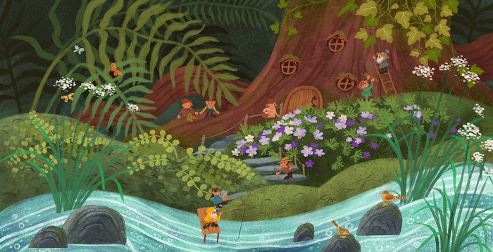 Маленькие лесные человечки