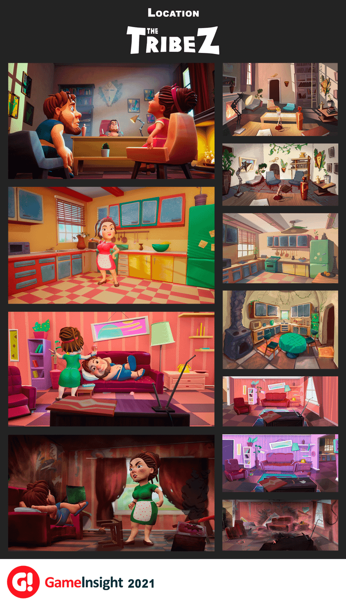 Локации для игры "Tribez"