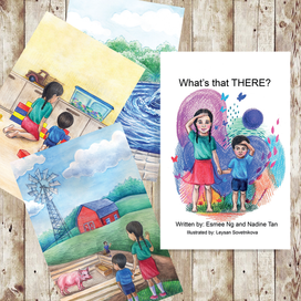 Обложка и иллюстрации к детской книге