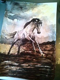 Графическая зарисовка "Сила жизни"