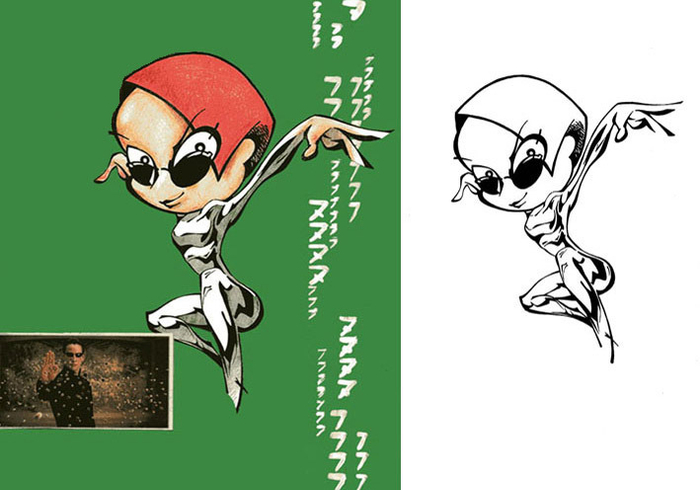 Пародия на матрицу