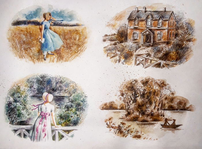 4 заставки пейзажи