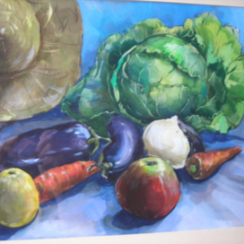 Натюрморт с капустой.