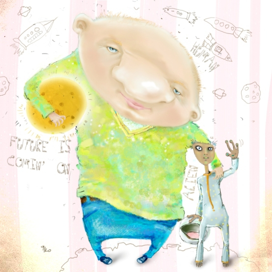 утро на крыше