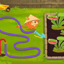 Illustration for the children's game "Twist"