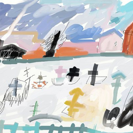 сельское кладбище