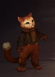 Котейка в штанишках