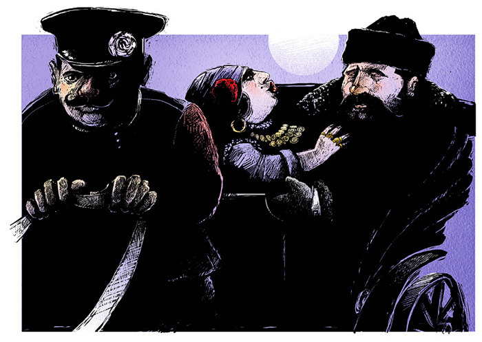 ямщики/ иллюстрация "V12"