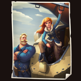 Экипаж советского боевого робота