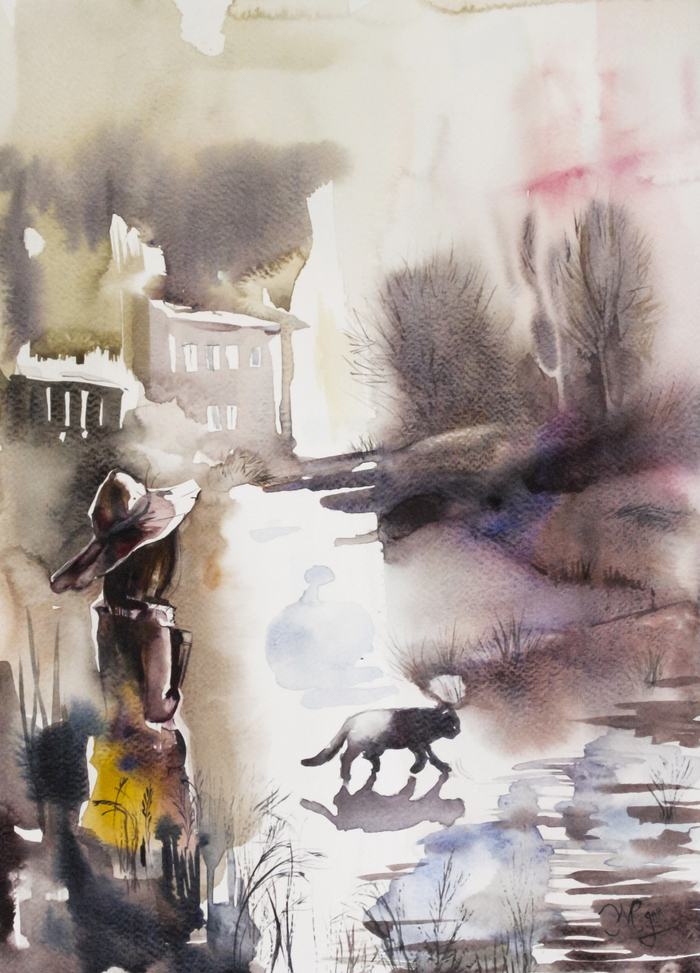 После дождя. Ожидание.