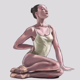 девушка гимнастка