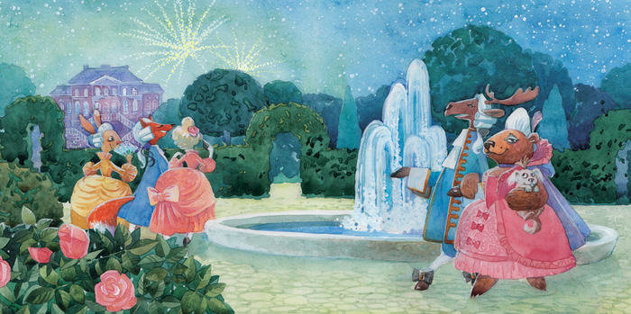 иллюстрация для музыкальной детской книги 