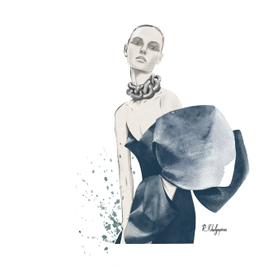 Fashion-иллюстрация, созданная для digital-медиа и онлайн-публикаций