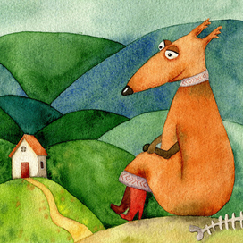 лисичка задумчивая