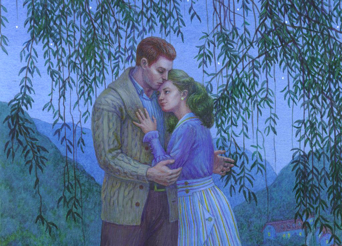 иллюстрация к роману Ф.С.Фицджеральда "Ночь нежна", фрагмент