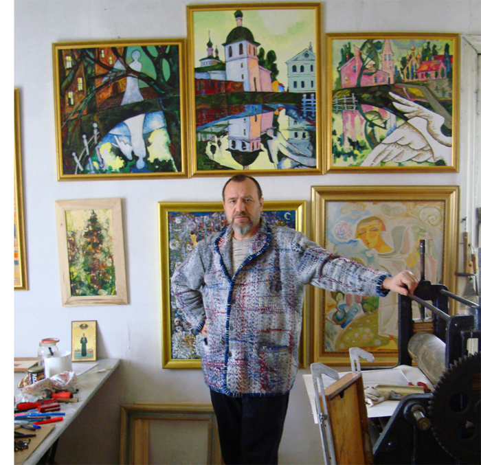 в мастерской