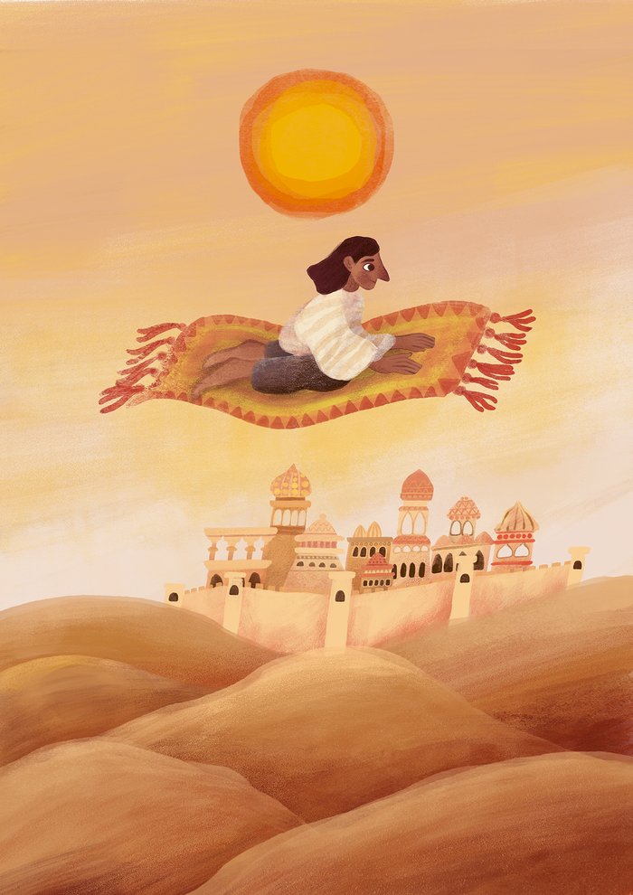 Полдень в пустыне.