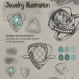 Jewelry illustration
