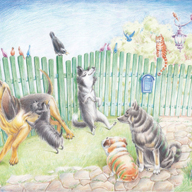 Полосатые собаки