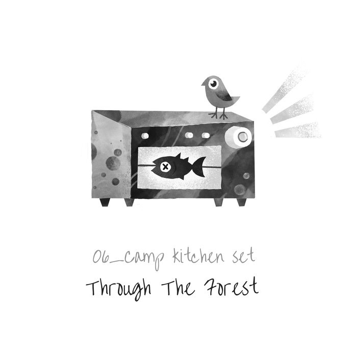 Набор для готовки на костре | Inktober 2022
