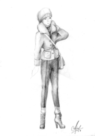 эскиз одежды