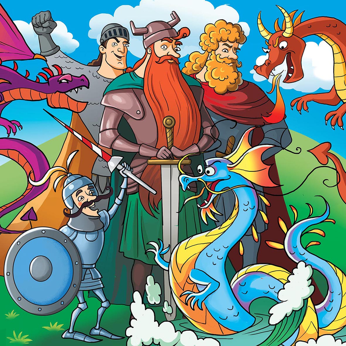 мир рыцарей и драконов. для настольной игры