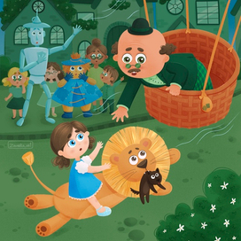 Волшебник Изумрудного города | Улетающий Гудвин