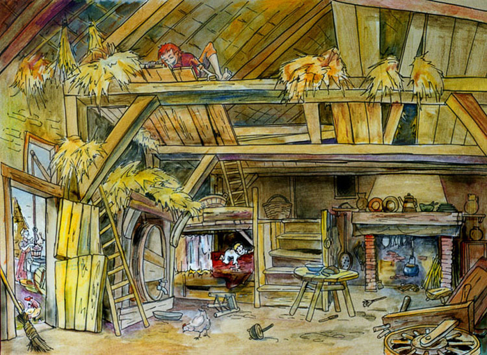 &quot;дом Симплициссимуса&quot; к роману Ганса Якоба Кристофа Гриммельсгаузена &quot;Симплициссимус&