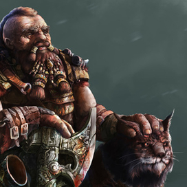 Боевой гном. Концепт персонажа