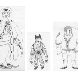 персонажи к стихотворению э.рью "пираты на острове фунафути"