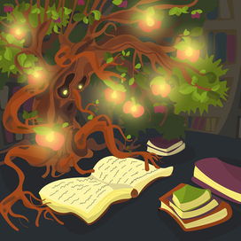 Яблоня-светильник