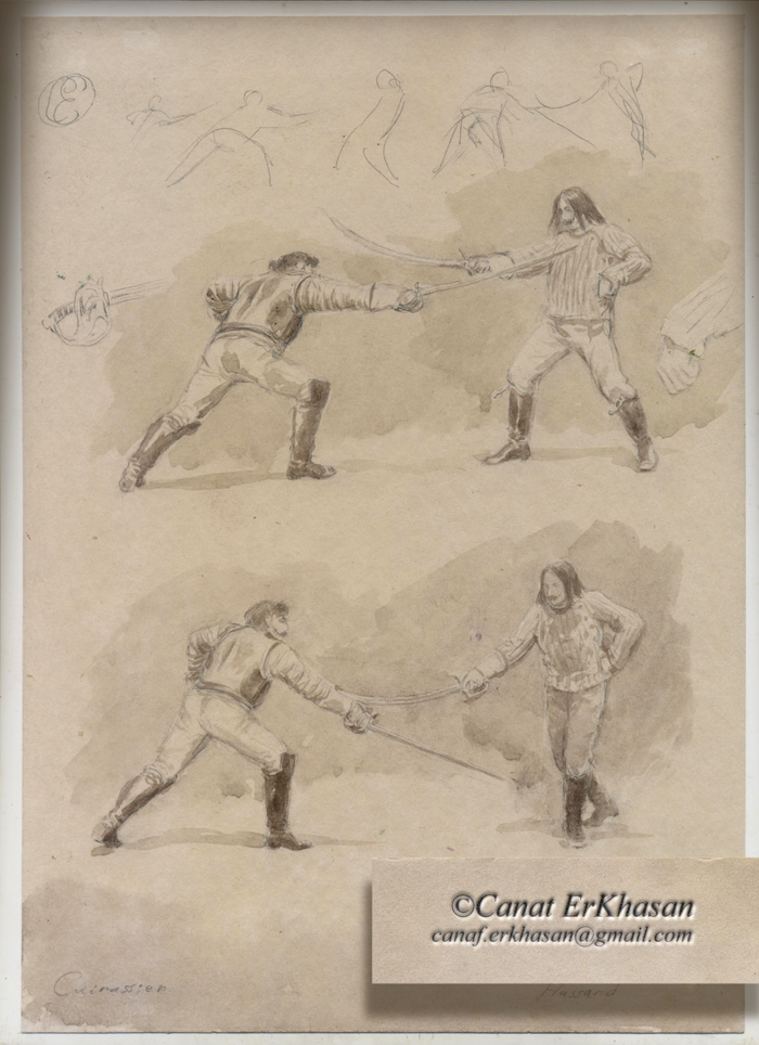 Набросок. Сепия. 20 х 28 см.