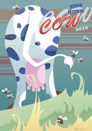 Плакат на "Cow Design"