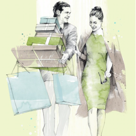 Для торгового центра Мега в Уфе