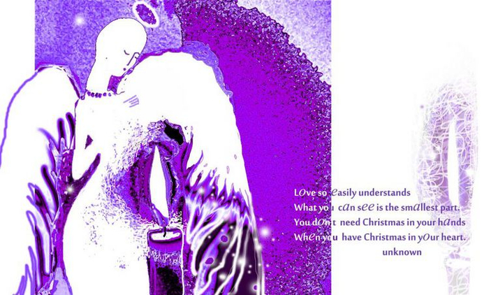 рождественская открытка