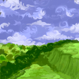 Ветер гонит облака в другие страны