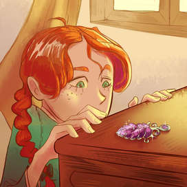 Энн из зеленых крыш: брошь