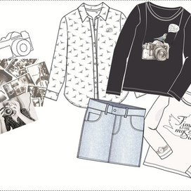 эскизы детской одежды
