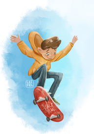 Персонаж скейтер