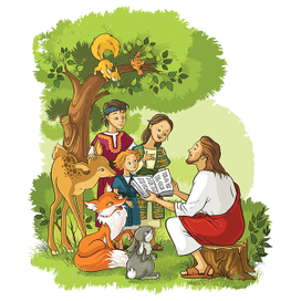 Иисус с детьми