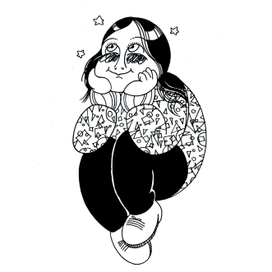 Чёрно-белая Аня