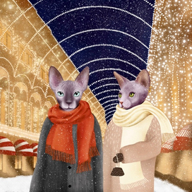 Сфинксы на Ветошном переулке