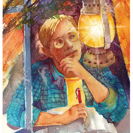 Иллюстрация для книги М. Лариковой "Стрекозиные крылышки".