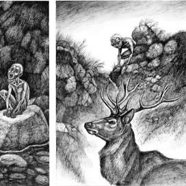 Странный Джон. Иллюстрации.