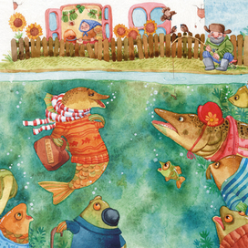 жил да был один судак